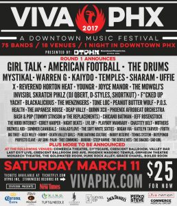 Viva PHX 2017 Lineup Flyer