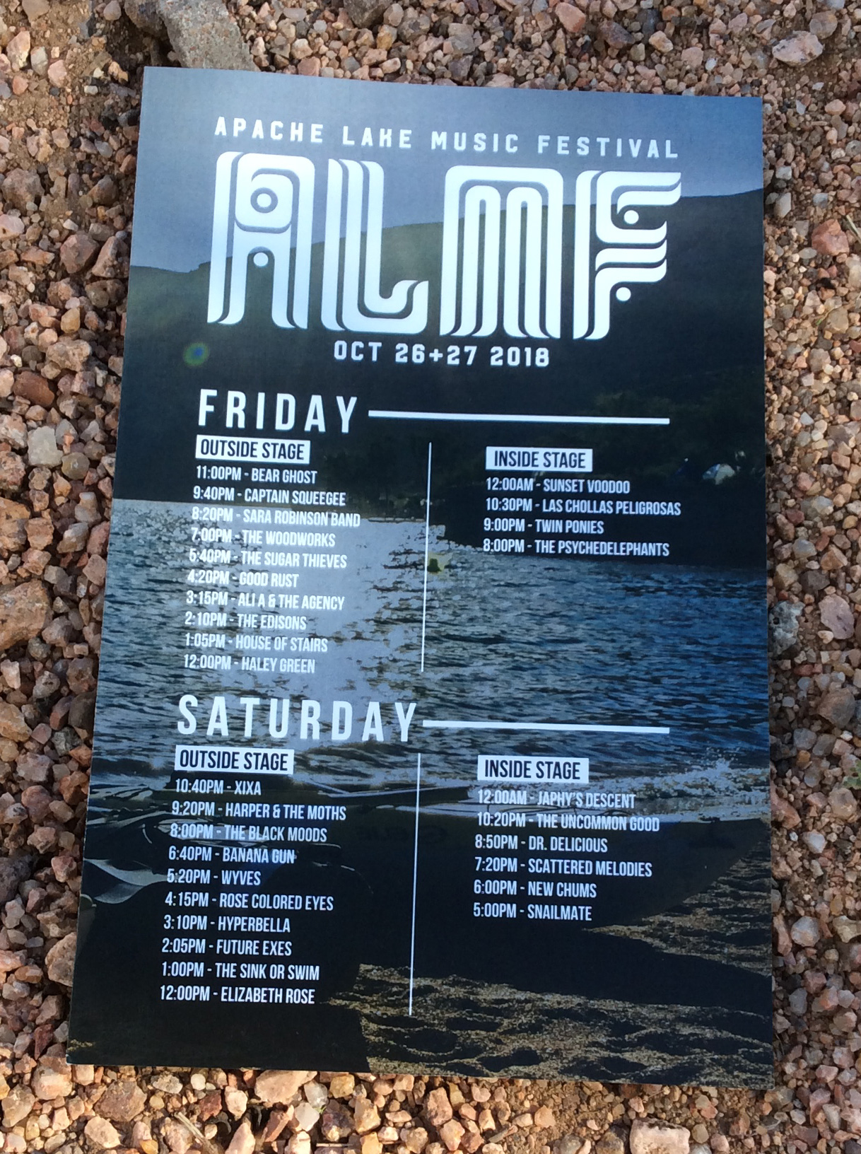 Apache Lake Music Festival 2018 Poster - Photo Credit: Nick Gonzaga